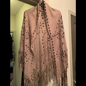 Fringe poncho